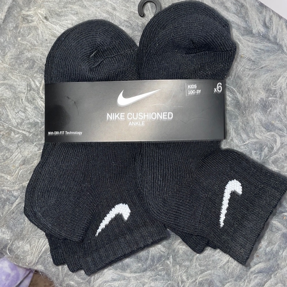 6 Pack Kids Nike Crew Socks